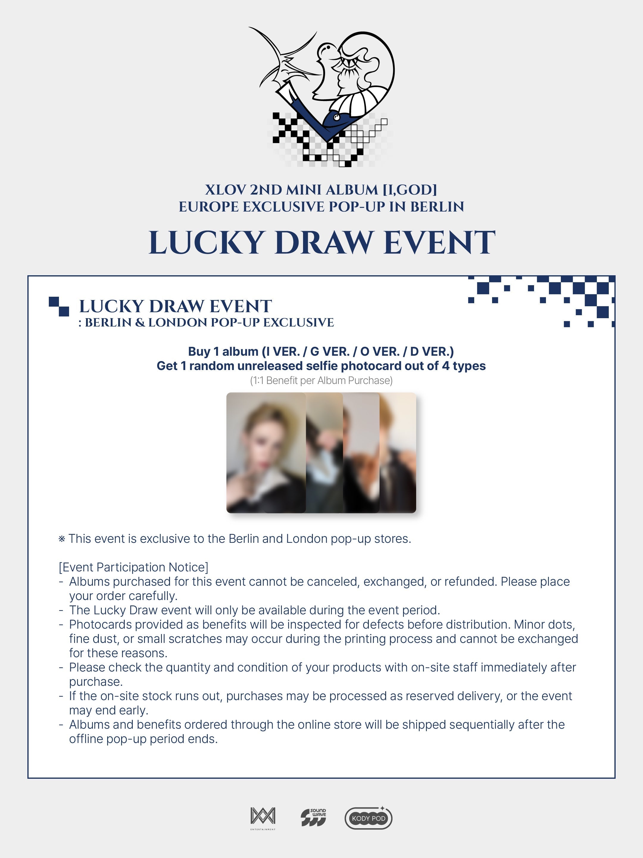 XLOV LUCKY DRAW EVENT : BERLIN & LONDON POP-UP EXCLUSIVE