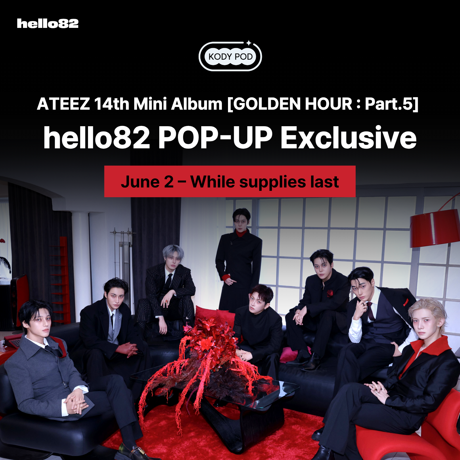 ATEEZ [GOLDEN HOUR : Part.5] POP-UP EXCLUSIVE