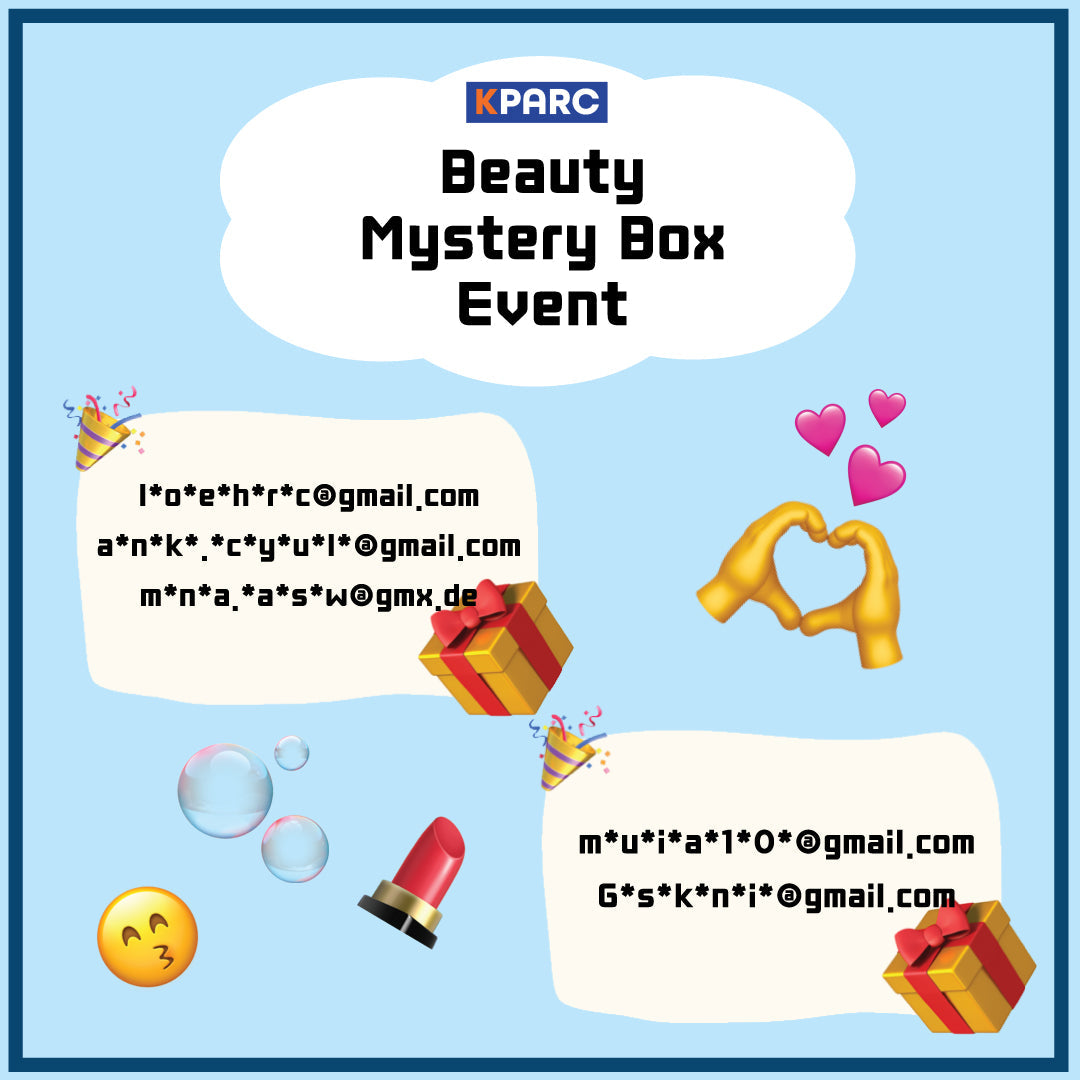 KPARC Beauty Mystery Box Event Winner Announcement