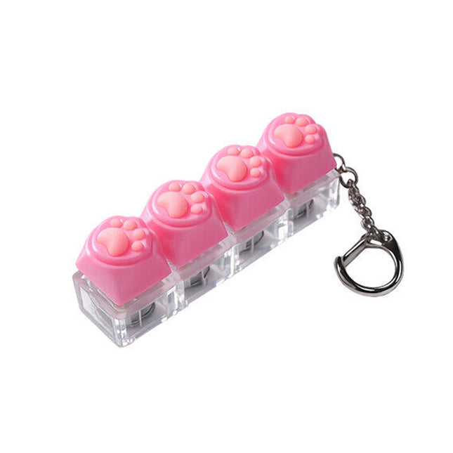 KNEADING KEYCAP KEYRING - Pink
