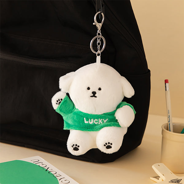 Daily stuffed toy keyring - 04 Hi! Bichon