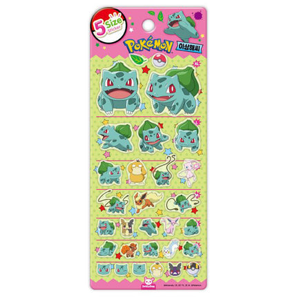Pokémon 5-Size Sticker – Bulbasaur