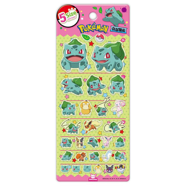 Pokémon 5-Size Sticker – Bulbasaur