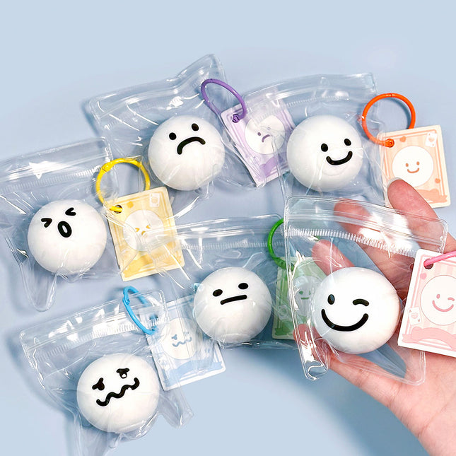 Squishy - Random expression Pocket Squishy keyring