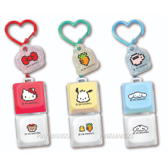 Sanrio LED Click Keycap Random Keyring