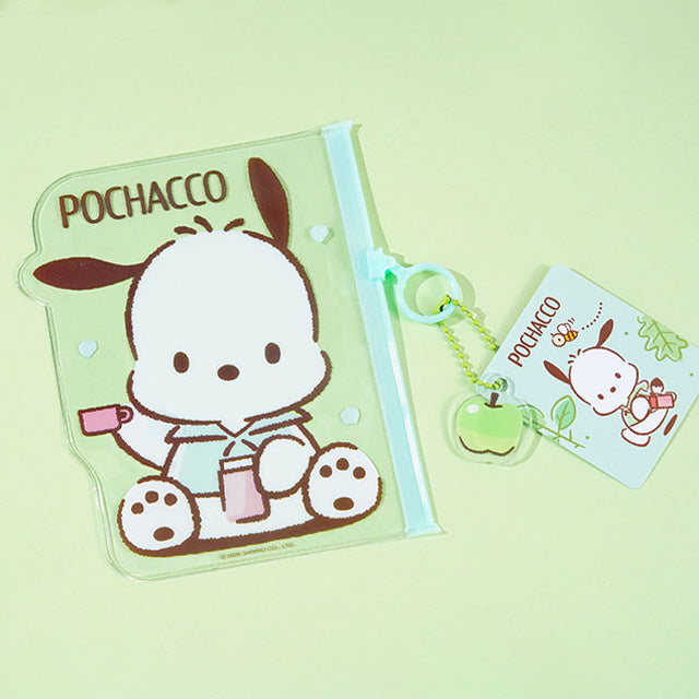 Sanrio - Sanrio Pochacco Keyring Zipper Bag