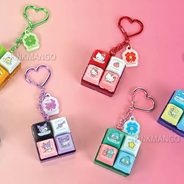 Sanrio - Sanrio LUCKY 4-Key Keycap Keyring