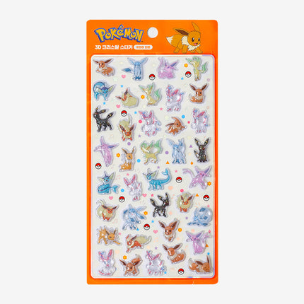 3D Crystal Sticker Pokemon Series - Eevee's evolution