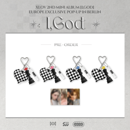 XLOV - [2026 XLOV [I,GOD] EUROPE EXCLUSIVE POP-UP MD] CUSHION KEYRING