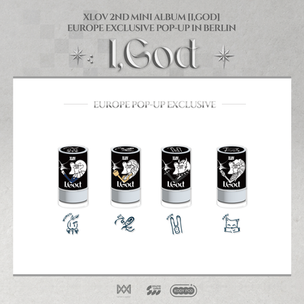 XLOV - [2026 XLOV [I,GOD] EUROPE EXCLUSIVE POP-UP MD] STAMP