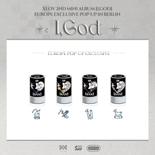 XLOV - [2026 XLOV [I,GOD] EUROPE EXCLUSIVE POP-UP MD] STAMP