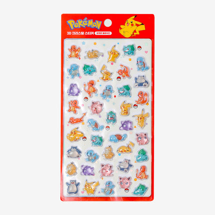 3D Crystal Sticker Pokemon Series - Pokémon Classics