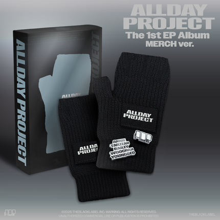 ALLDAY PROJECT - The 1st EP Album [ALLDAY PROJECT] (MERCH Ver.) (FINGERLESS GLOVES Ver.)