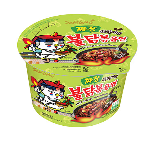 [Samyang] Buldak Jajang Stir-Fried Noodles Cup 105g