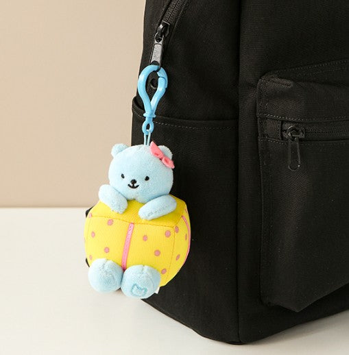 Jelly bear stuffed toy keyring - 04 Soda