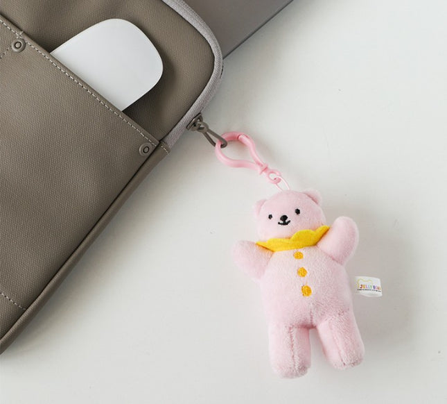 Jelly bear stuffed toy keyring - 03 Pinky
