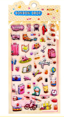 Glassmong 3D BonBon Puffy Stickers - Daily Pick