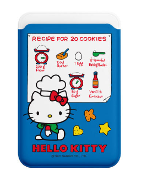 Hello Kitty Recipe Magsafe Card Slot (Matte) - Blue