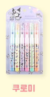 Sanrio Sequin Star Highlighter 6 Colors - Kuromi
