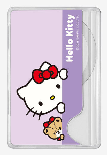 Hello Kitty Peekaboo Magsafe Card Slot (Matte) - Purple