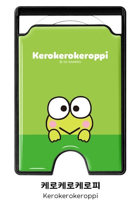 Sanrio Characters Peek MagSafe Epoxy Card Holder - Keroppi