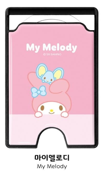 Sanrio Characters Peek MagSafe Epoxy Card Holder - My Melody