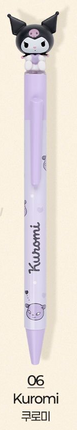 Sanrio Legend Mascot Ballpoint Pen - Kuromi