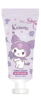 Sanrio Characters Perfumed Hand Cream 30ml - Kuromi White Musk