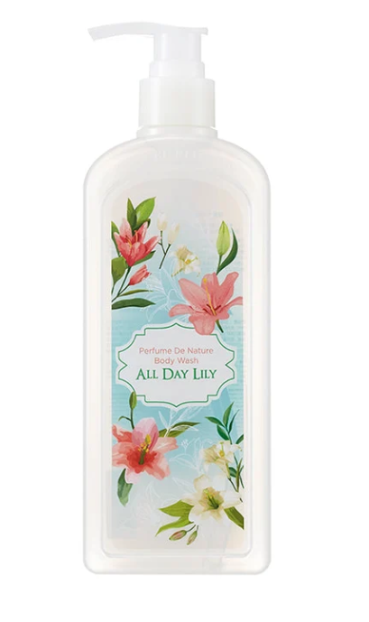 [Nature Republic] Perfume De Nature Body Oil Wash_Allday Lily 345ml