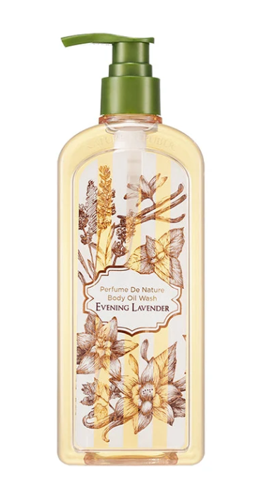 [Nature Republic] Perfume De Nature Body Oil Wash_Evening Lavender 345ml