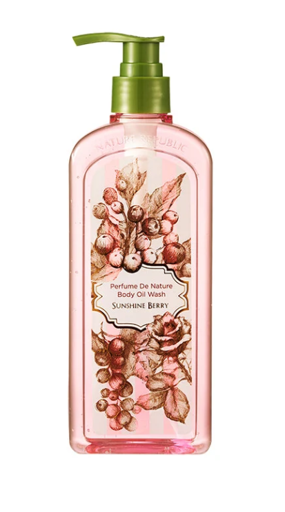 [Nature Republic] Perfume De Nature Body Oil Wash_Sunshine Berry 345ml
