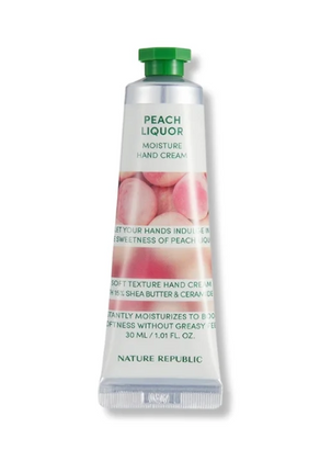 [Nature Republic] HAND & NATURE PEACH LIQUOR HAND CREAM 30ml