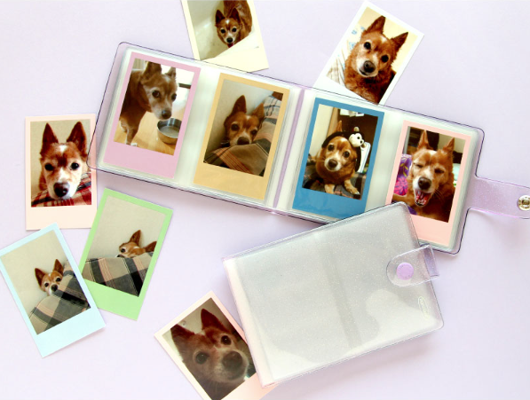 Photo Card Book(S), Button Type - 03 Aurora Purple
