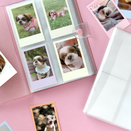 Photo Card Book(M), Button Type - 02 Twinkle Peach