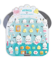 Sanrio Marshmallow Stickers -   Pochacco