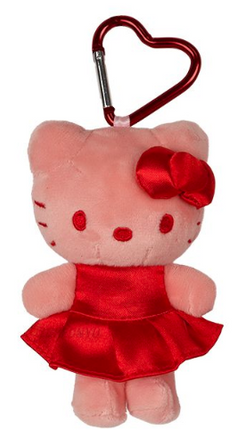 Hello Kitty Colorful Bag Charm 8cm - Red