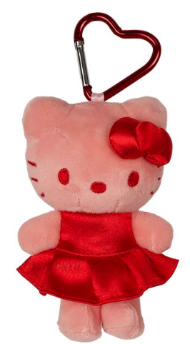 Hello Kitty Colorful Bag Charm 8cm - Red