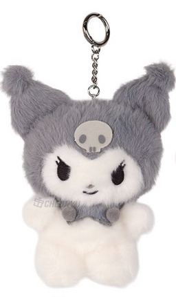 Sanrio Monotone Bag Charm 13cm -  Kuromi