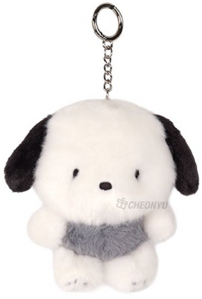 Sanrio Monotone Bag Charm 13cm - Pochacco
