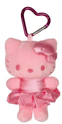 Hello Kitty Colorful Bag Charm 8cm -  Pink