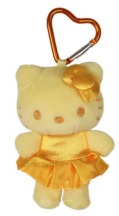 Hello Kitty Colorful Bag Charm 8cm -  Yellow