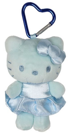 Hello Kitty Colorful Bag Charm 8cm -  Mint
