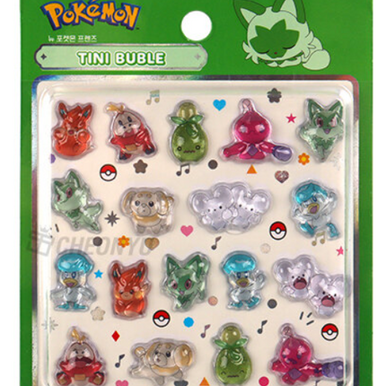 Pokemon 3D Tiny Bubble Sticker Mini - New Pokémon Friends