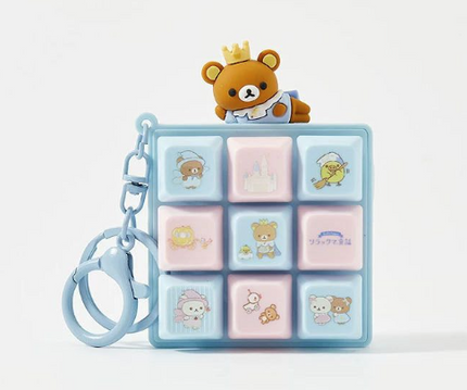 Rilakkuma 9-Key Keyboard Keyring - Crown