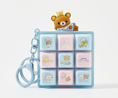 Rilakkuma 9-Key Keyboard Keyring - Crown