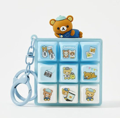 Rilakkuma 9-Key Keyboard Keyring -   Painter