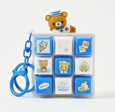 Rilakkuma 9-Key Keyboard Keyring - Marine