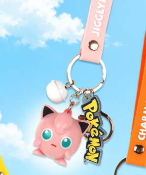 KANTO Region POKEMON Strap Figure Keyring - Jigglypuff