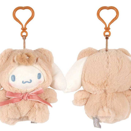 Sanrio Latte-Bear Plush Bag Charm 13cm - Cinnamoroll