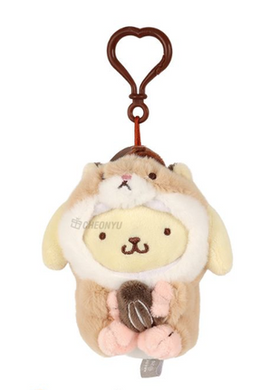 Sanrio Hamster Bag Charm 9cm_ Pompompurin